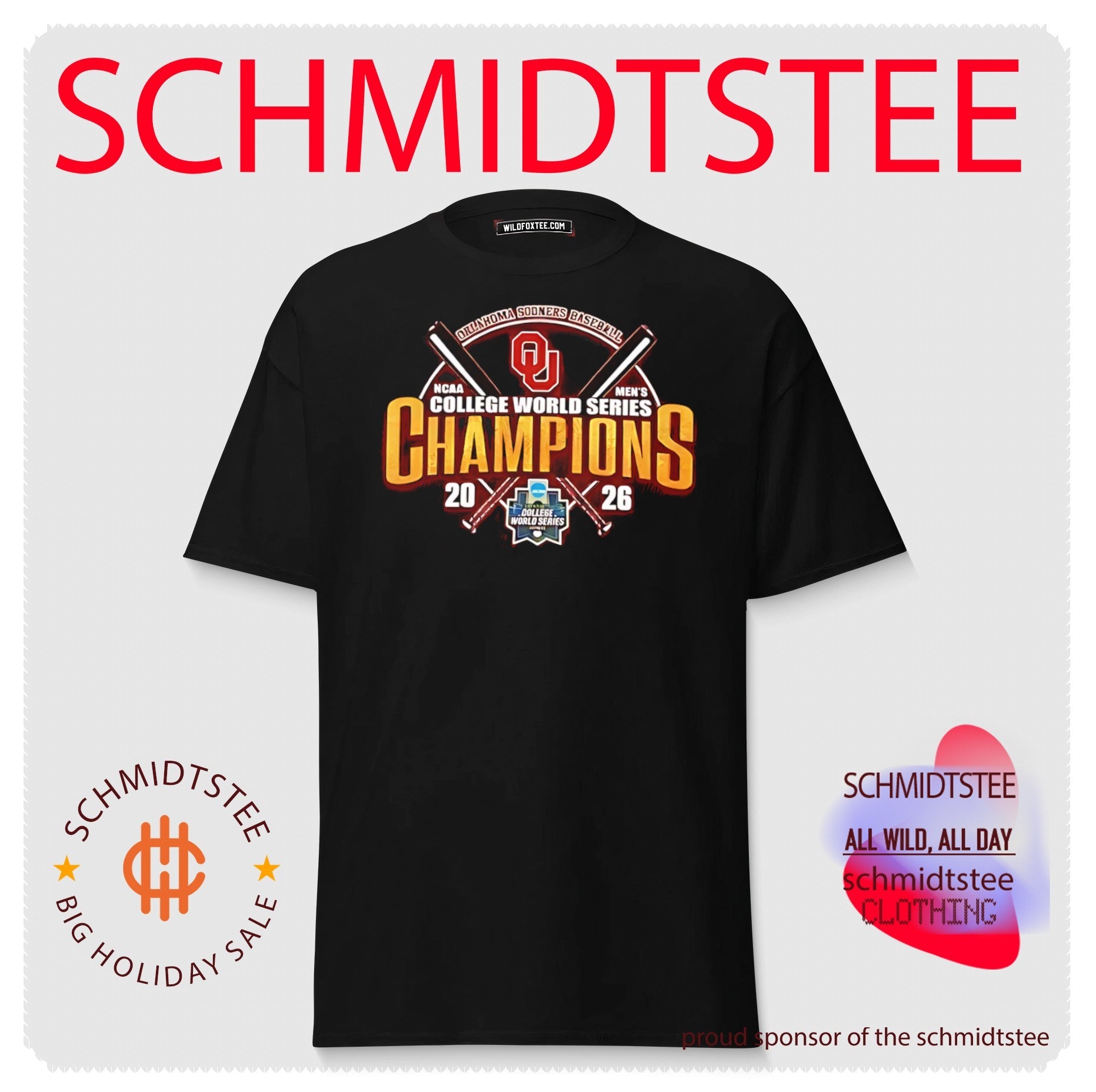 MCWS Oklahoma Sooners Baseball NCAA Men’s College World Series Champions 2026 shirt