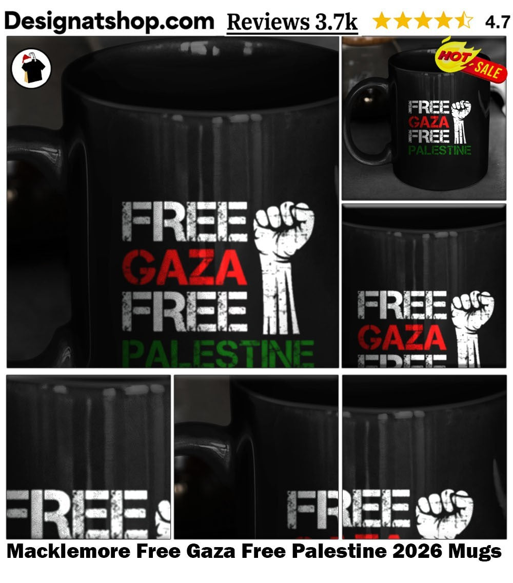 Macklemore Free Gaza Free Palestine 2026 shirt