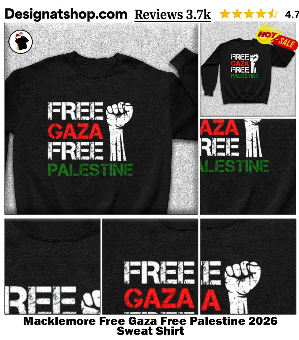 Macklemore Free Gaza Free Palestine 2026 shirt