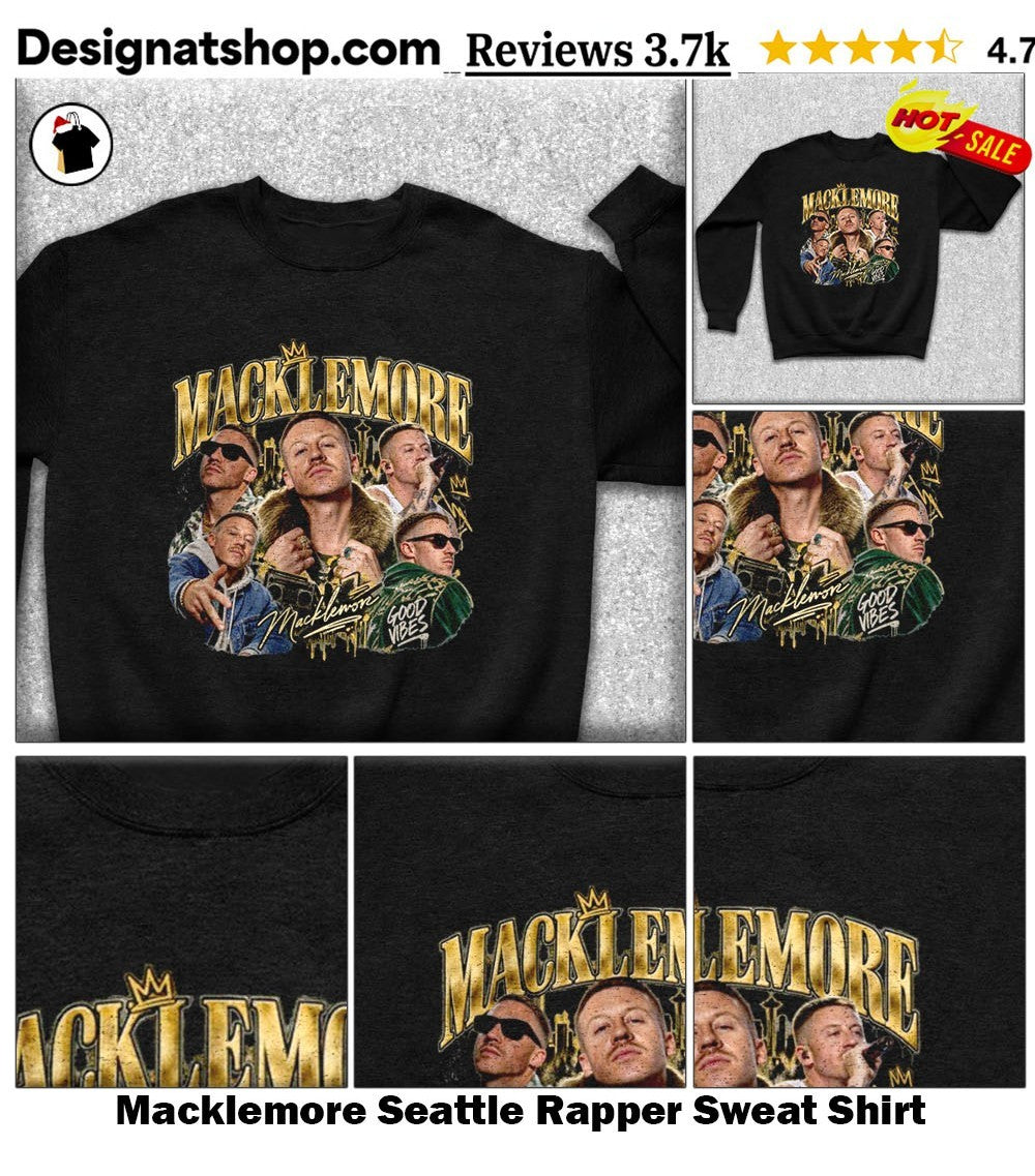 Macklemore Seattle Rapper shirt
