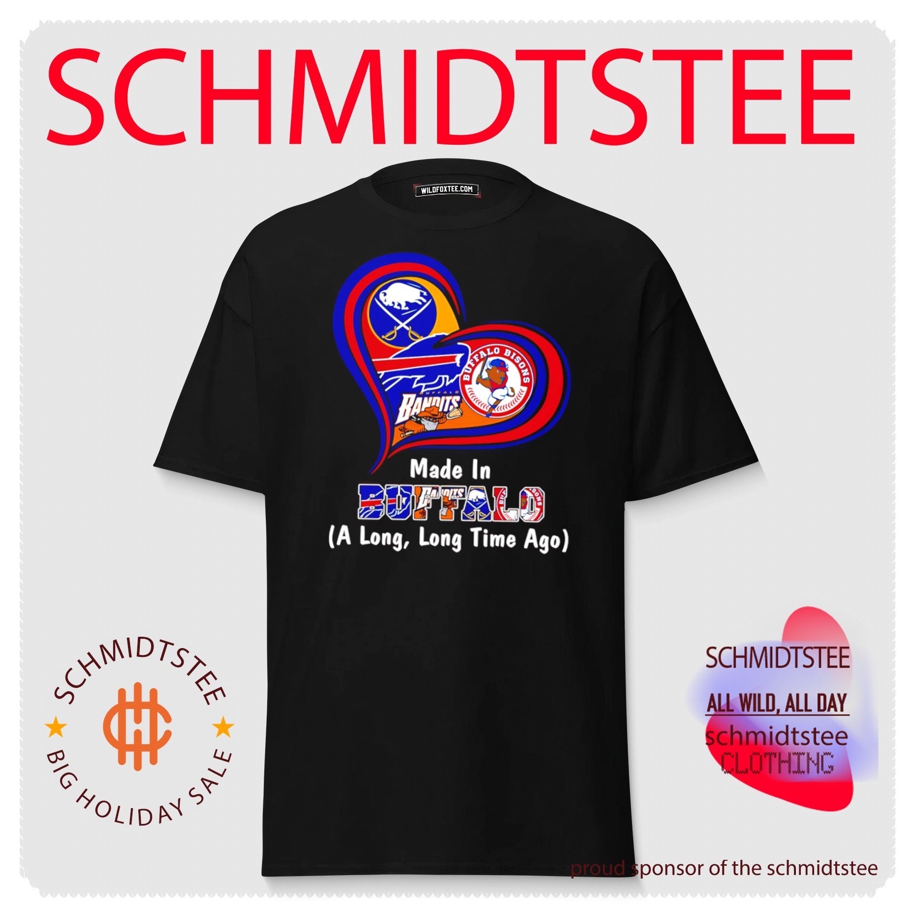 Made in Buffalo A Long Long Time Ago heart shirt