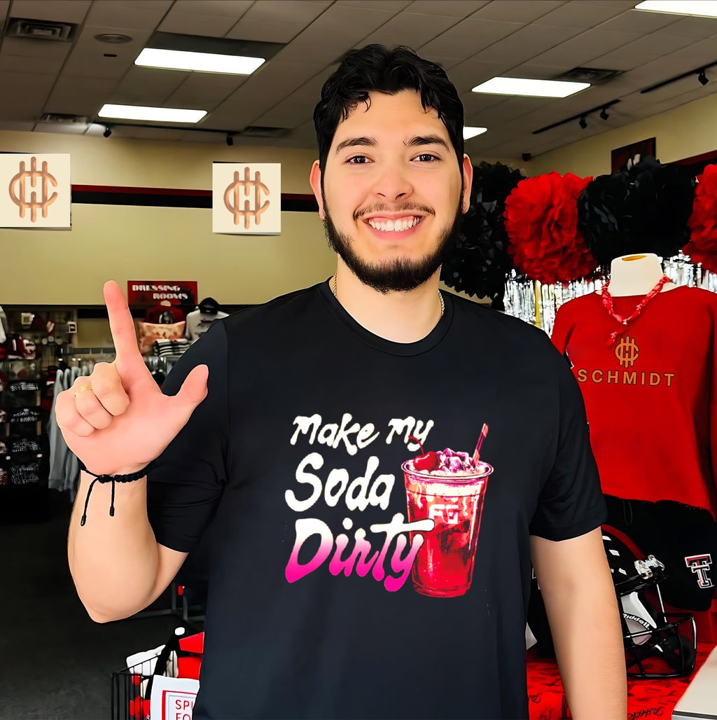 Make Mine Dirty Soda beverage shirt