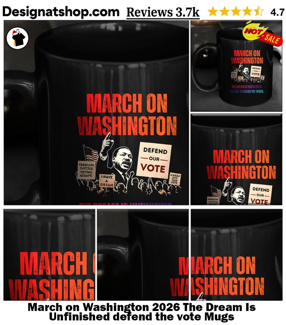 March on Washington 2026 The Dream Is Unfinished defend the vote shirt