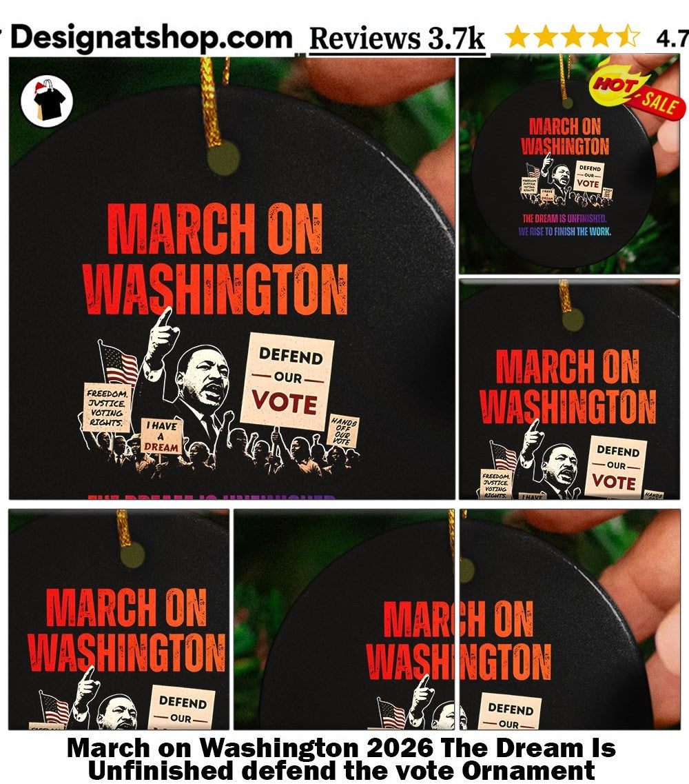 March on Washington 2026 The Dream Is Unfinished defend the vote shirt