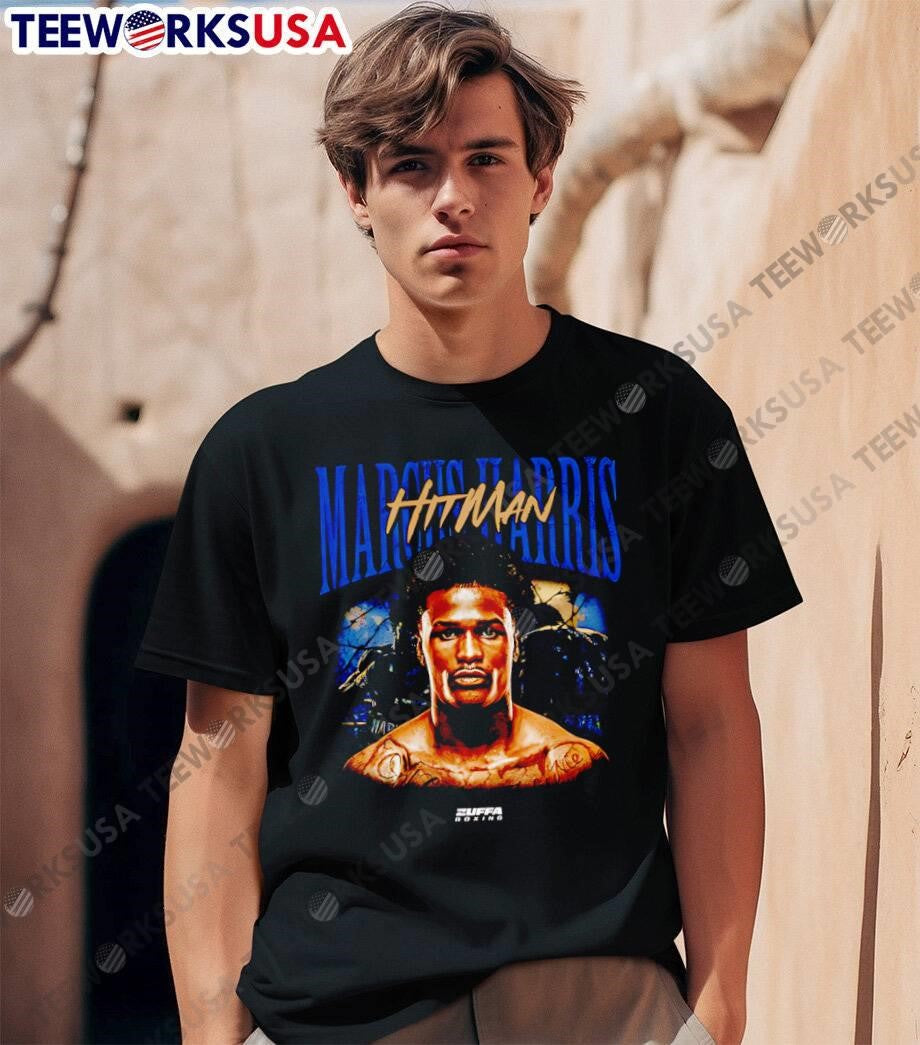 Marcus Harris Hitman Zuffa Boxing Portrait Graphic shirt