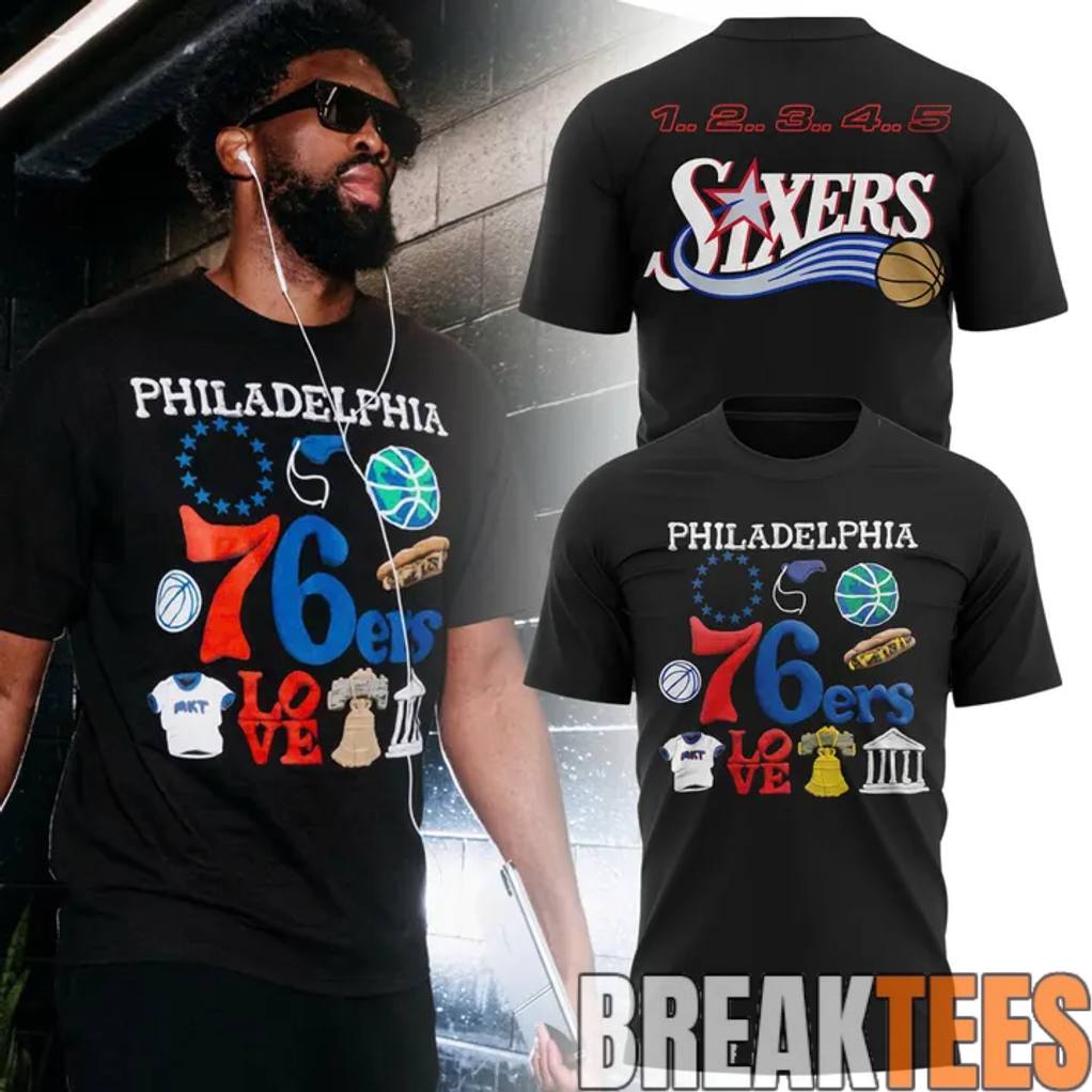 Market x Philadelphia 76Ers T-Shirt