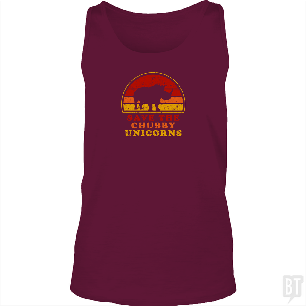 Save The Chubby Unicorns Tank Top