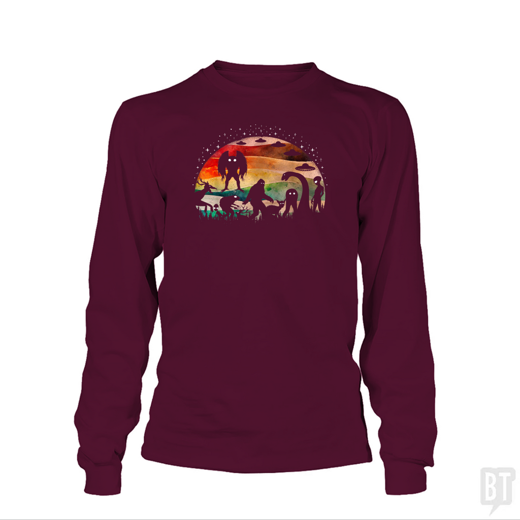 Cryptid Funny Bigfoot Long Sleeve