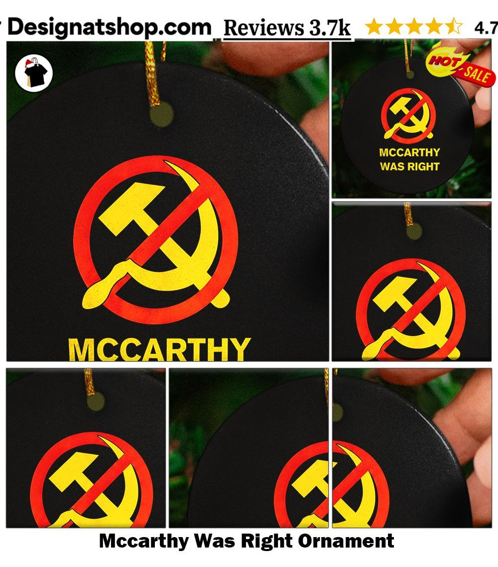 Mccarthy Was Right shirt