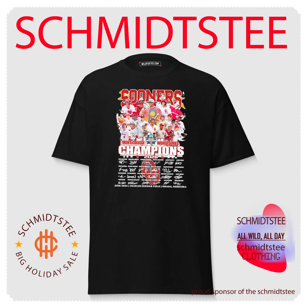 Men’s College World Series Champions 2026 Oklahoma Sooner signature shirt