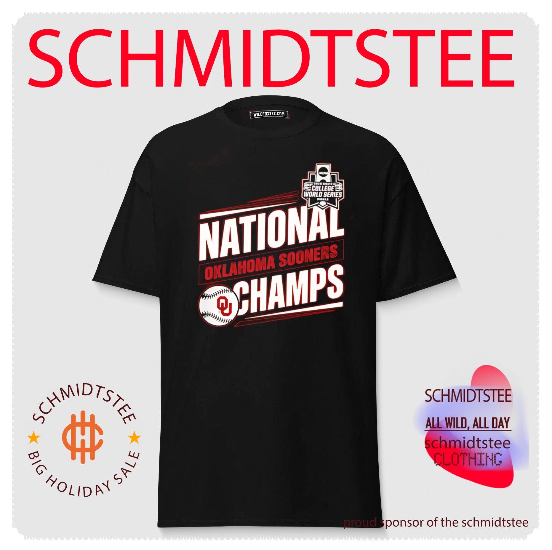 Men’s College World Series National Champs Oklahoma Sooners shirt
