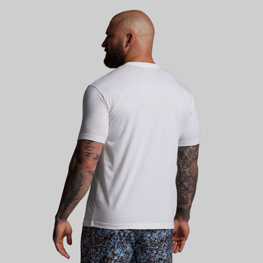 BP Flag Tee (White/Speckle)