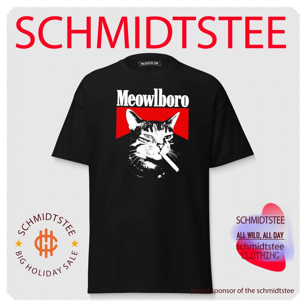 Meowlboro smoking meow cat shirt