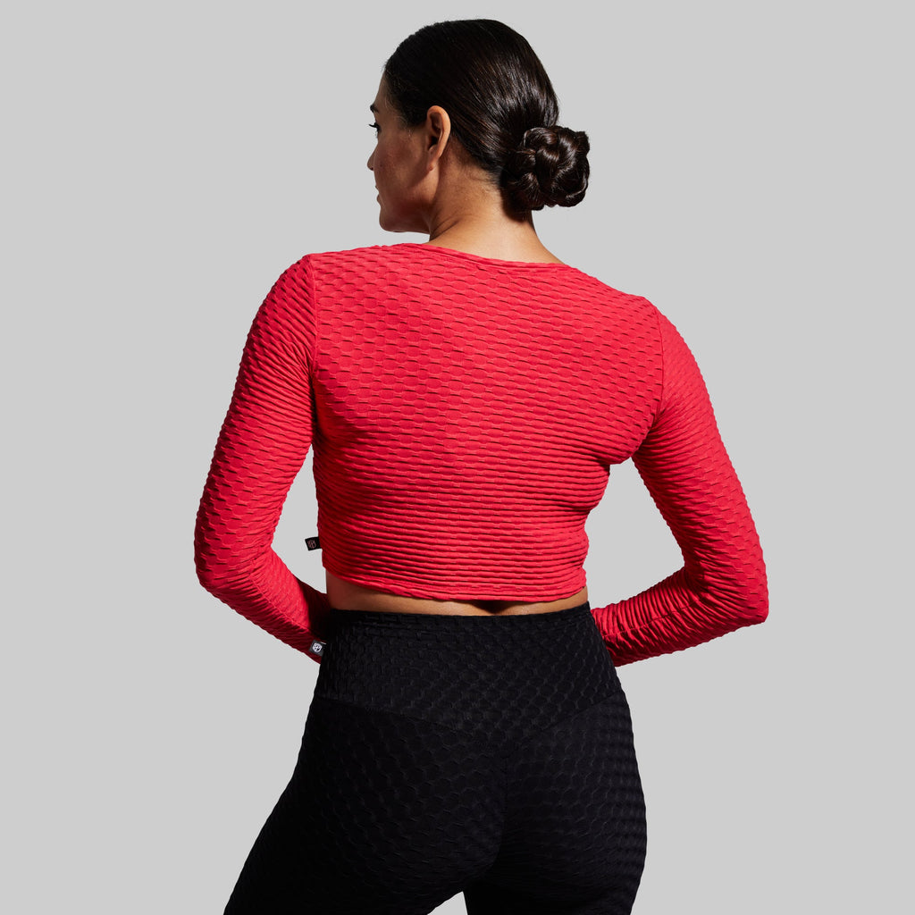 Summit Crop Top (Lava)