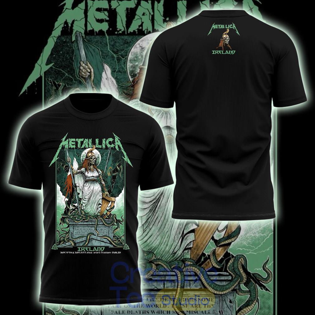 Metallica Ireland Rock Metal Special Edition Shirt