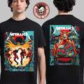 Metallica M72 Dublin Ireland 2026 Night 1 And 2 Combined Venue Poster At Aviva Stadium On June 19 And 21 2026 Two Sided T-Shirt