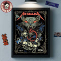 Metallica M72 Glasgow Scotland 2026 Venue Poster At Hampden Park On 25 June 2026 The Wild Cat Art Home Decor Poster Canvas