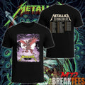 Metallica M72 World Tour June 13 2026 At Puskás Aréna Budapest Hungary Winged Beast Storm Two Sided T-Shirt