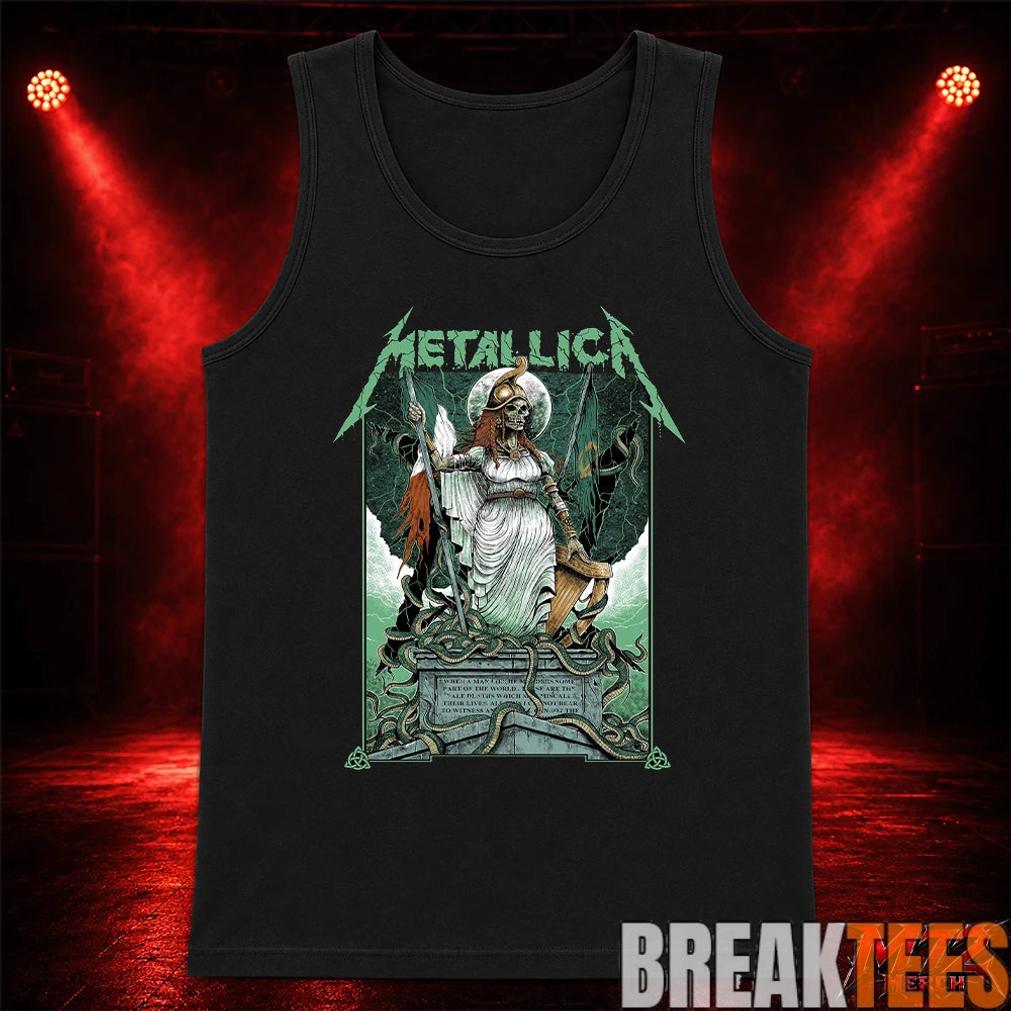 Metallica M72 World Tour June 19 And June 21 2026 At Aviva Stadium Dublin Ireland Skeleton Warrior Artwork By Gary Ronaldson T-Shirt
