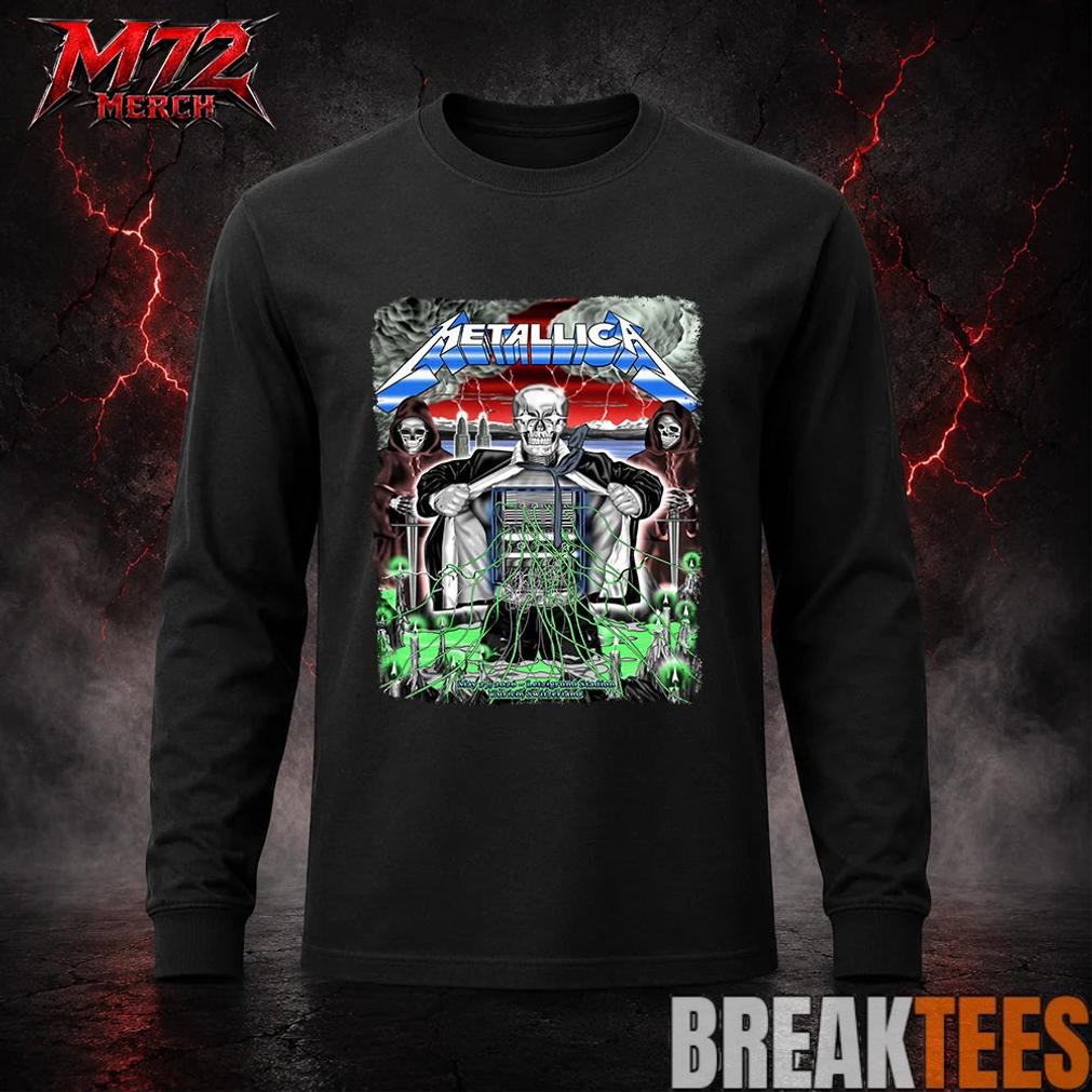 Metallica M72 World Tour May 27 2026 At Stadion Letzigrund Zurich Switzerland Mummy Dagger Eye By Luca Schenardi T-Shirt