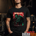 Metallica World Tour M72 June 11 & 13 2026 Budapest Hungary Puskás Aréna Horseman Lightning T-Shirt