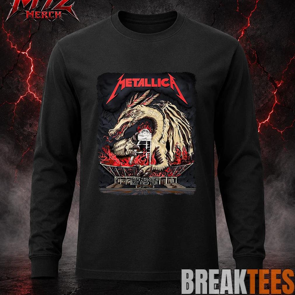 Metallica World Tour M72 May 19 2026 Chorzów Poland Stadion Śląski Dragon Stadium T-Shirt