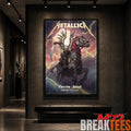 Metallica World Tour M72 May 19 2026 Chorzw Poland Stadion lski Horseman Skull Poster Canvas