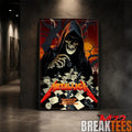 Metallica World Tour M72 May 22 24 2026 Frankfurt Germany Deutsche Bank Park Grim Reaper Chess Canvas Poster