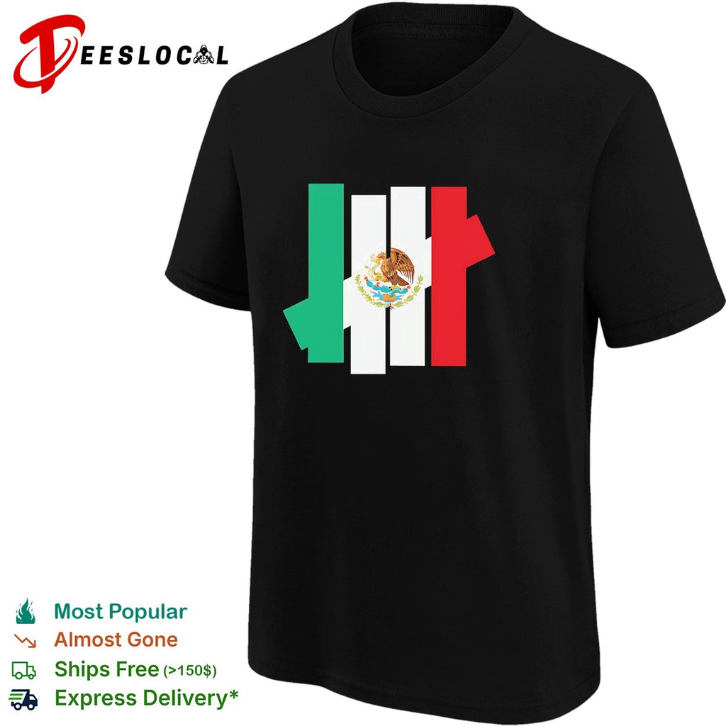 Mexico flag x Undefeated logo shirt