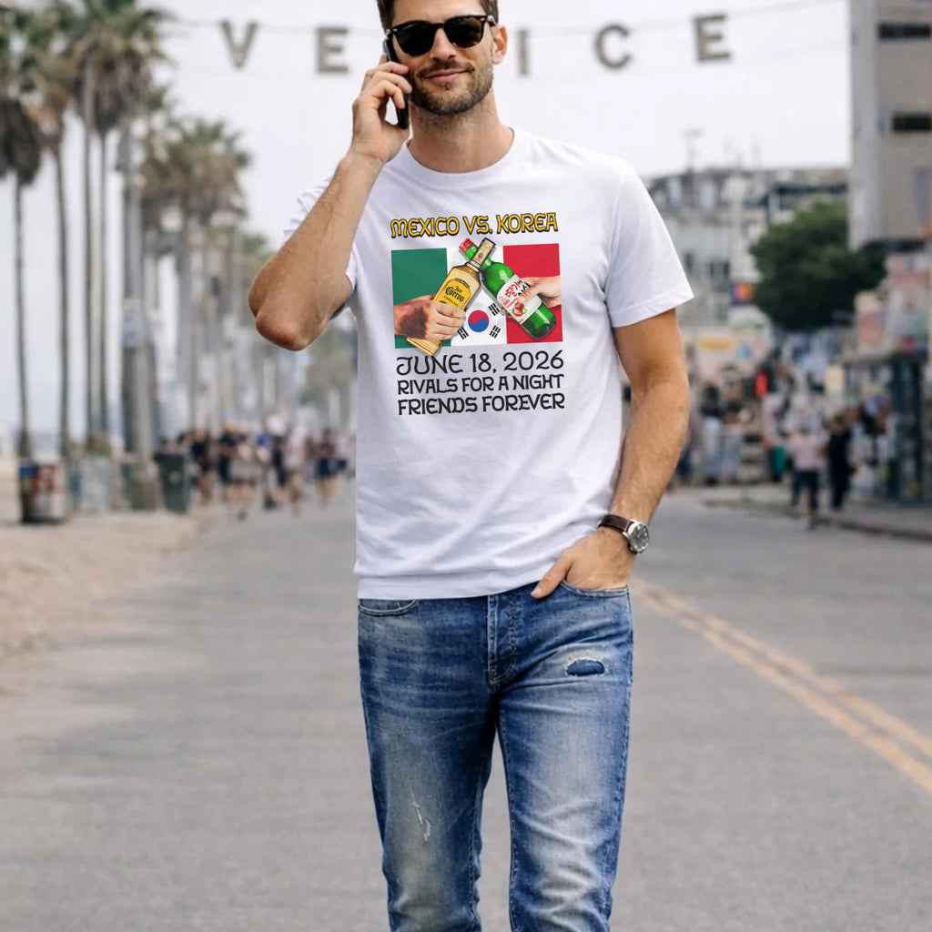 Mexico vs Korea Rivals For A Night Friends Forever Shirt