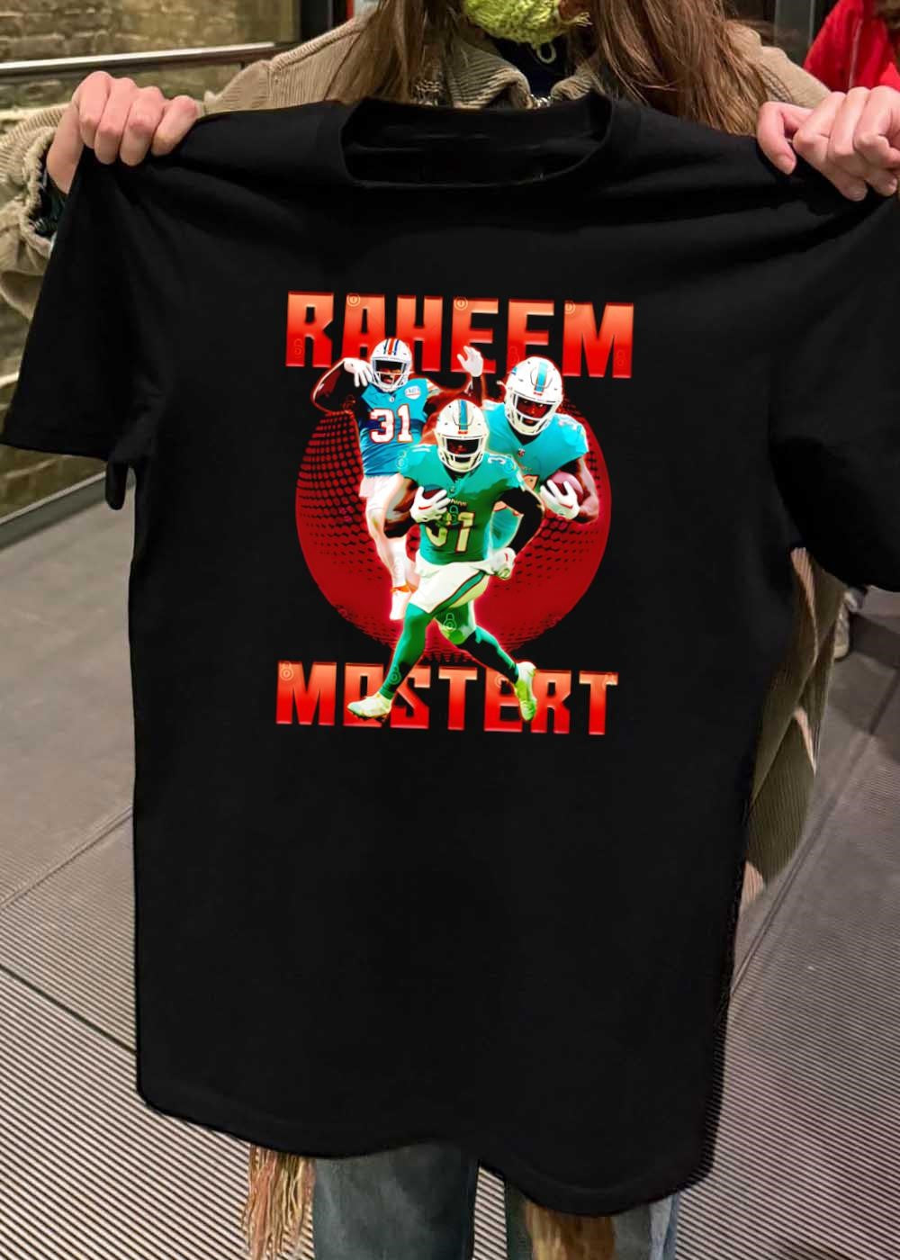 Miami Dolphins Football Fan Raheem Mostert Running T-Shirt