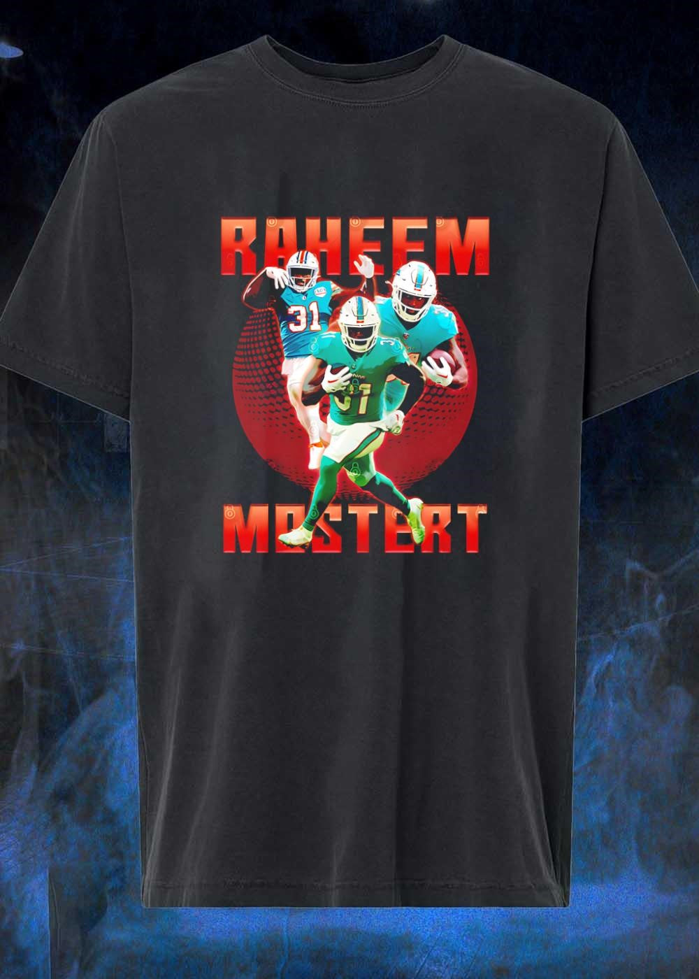 Miami Dolphins Football Fan Raheem Mostert Running T-Shirt