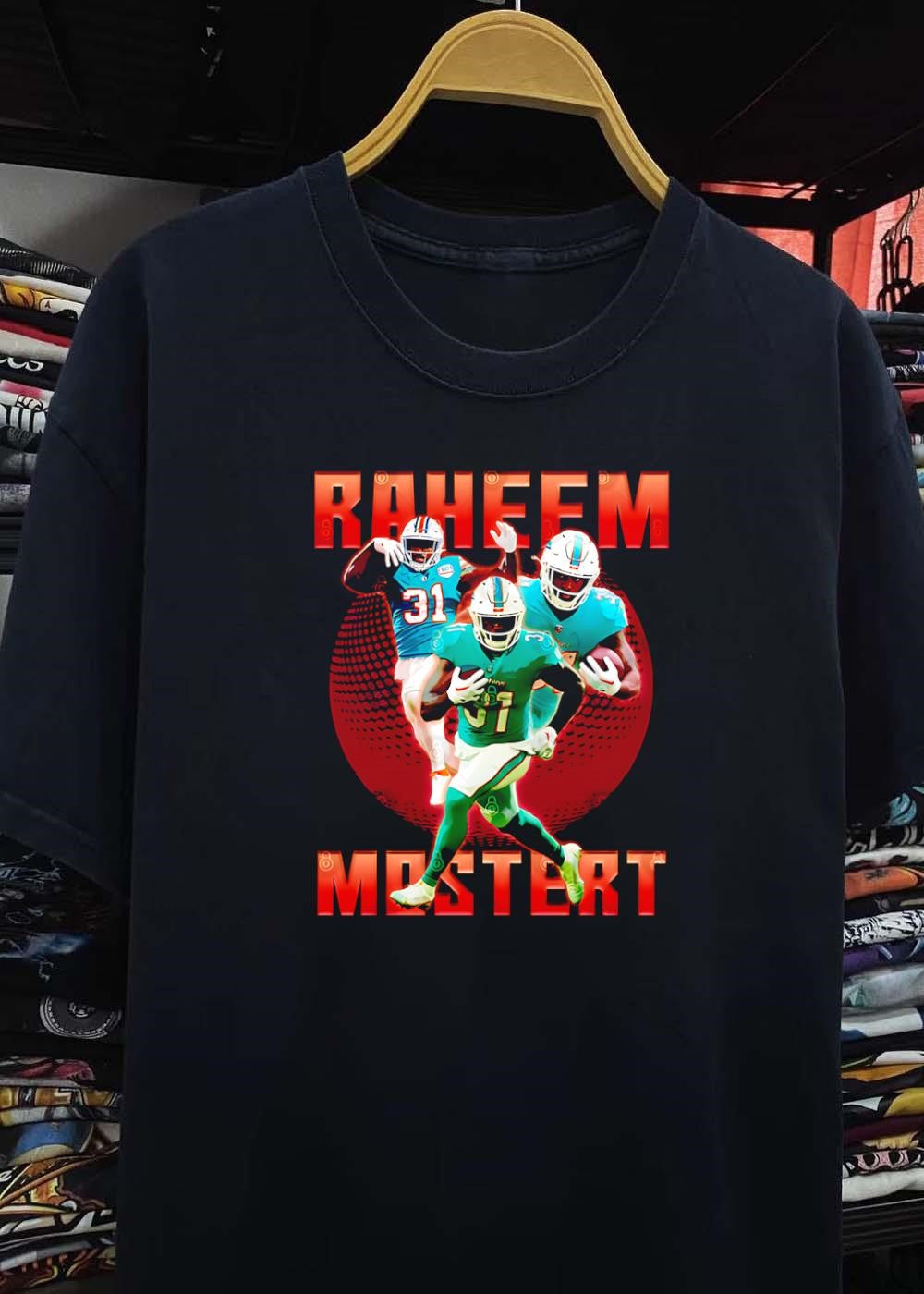 Miami Dolphins Football Fan Raheem Mostert Running T-Shirt