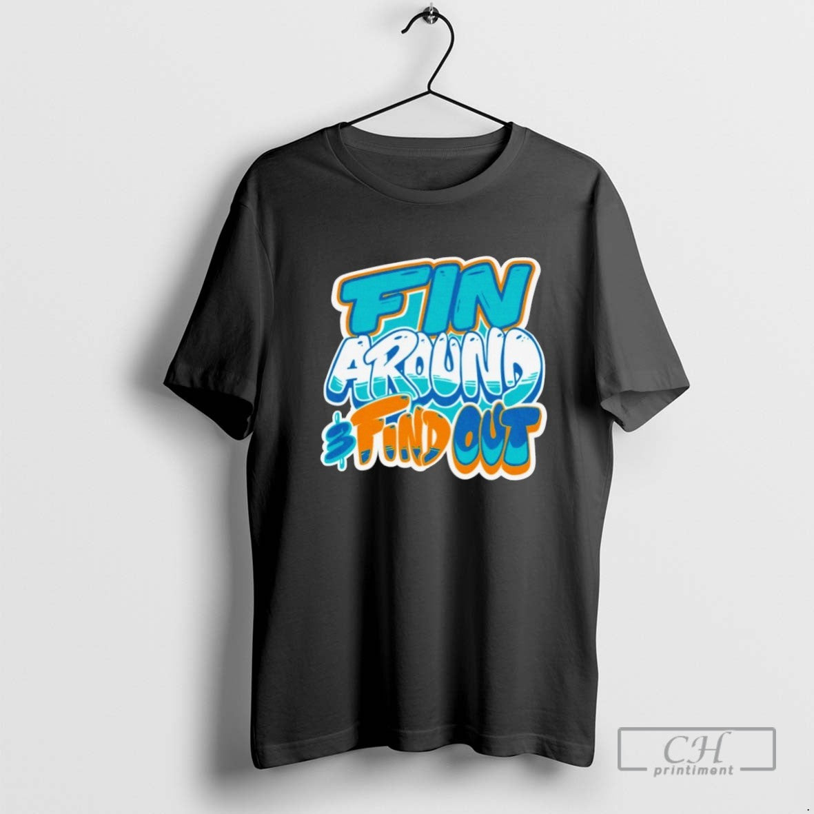 Miami Dolphins Fin Around Find Out Graffiti