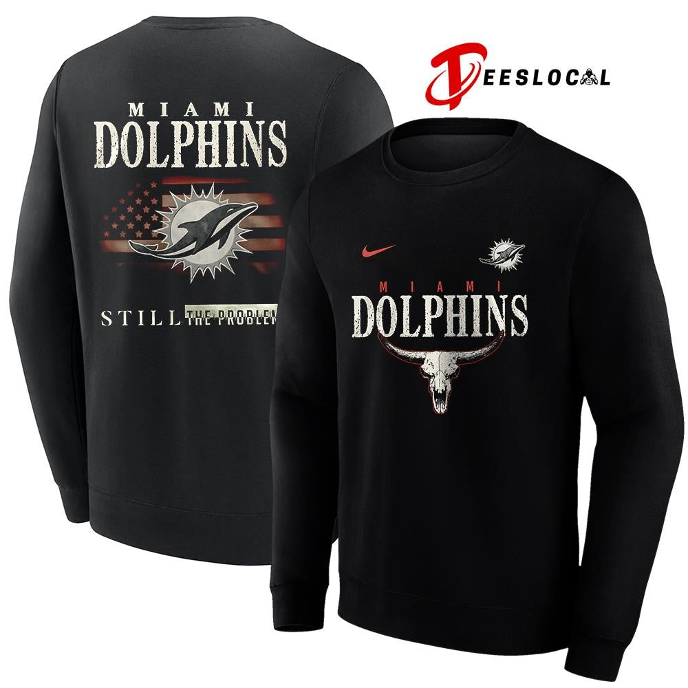 Miami Dolphins x Morgan Wallen Still the Problem USA flag shirt