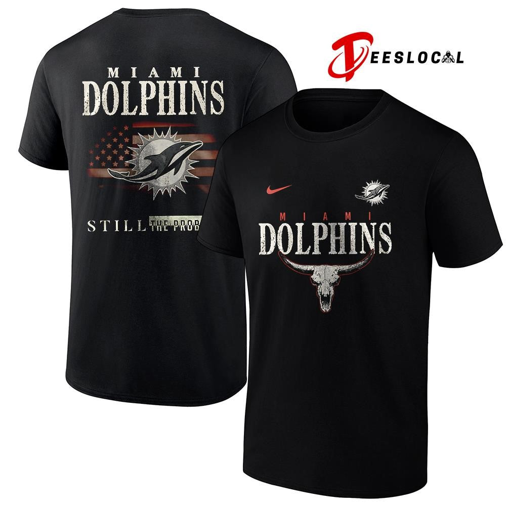 Miami Dolphins x Morgan Wallen Still the Problem USA flag shirt