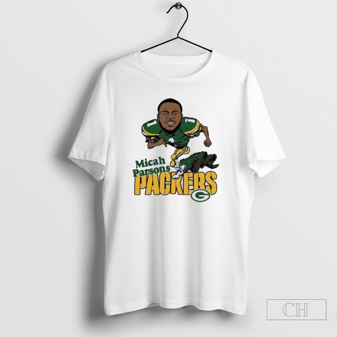 Micah Parsons Green Bay Packers Caricature Player Shirt Tee