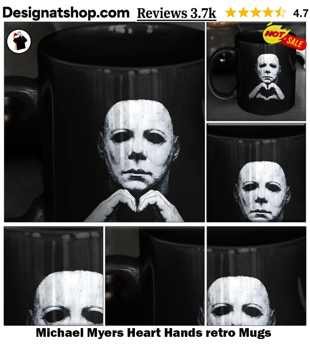 Michael Myers Heart Hands retro shirt