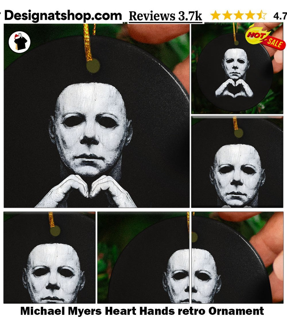 Michael Myers Heart Hands retro shirt