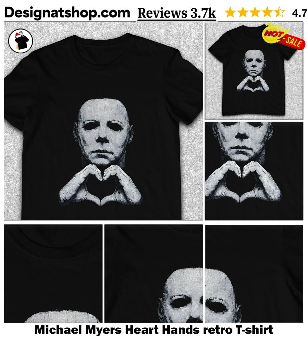 Michael Myers Heart Hands retro shirt