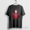 Michael Myers Wearing Philadelphia 76ers Nba Scary Halloween 2025 V Neck