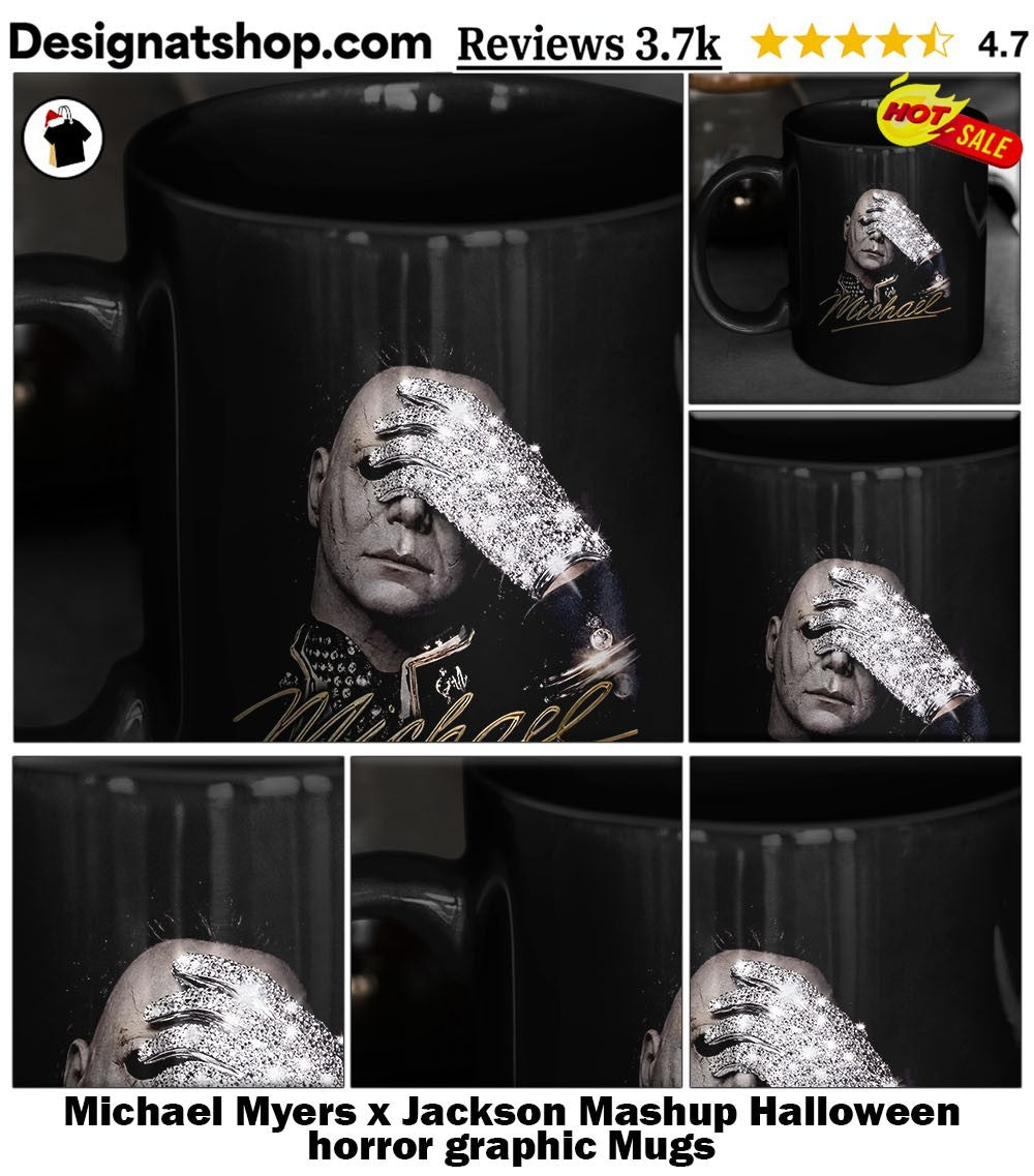 Michael Myers x Jackson Mashup Halloween horror graphic shirt