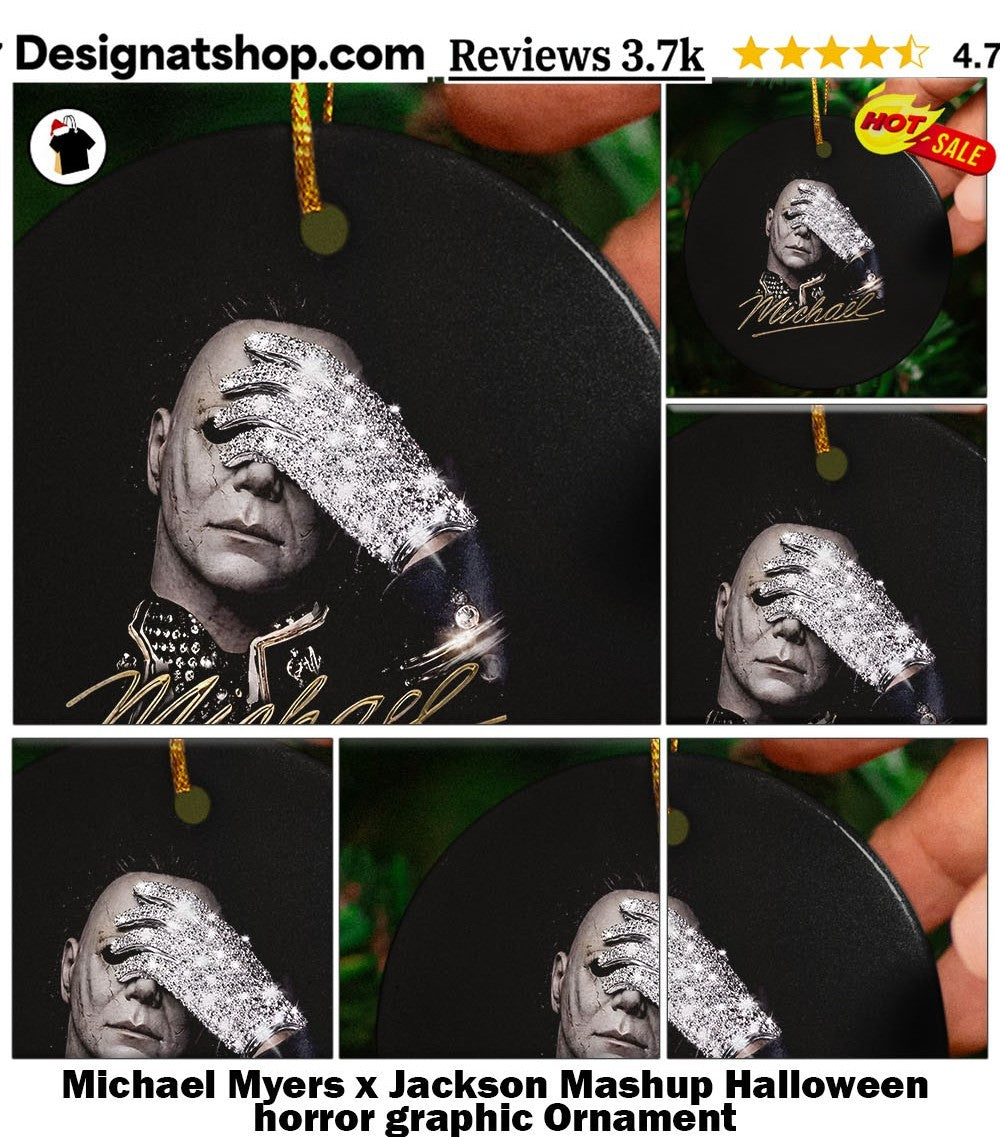 Michael Myers x Jackson Mashup Halloween horror graphic shirt