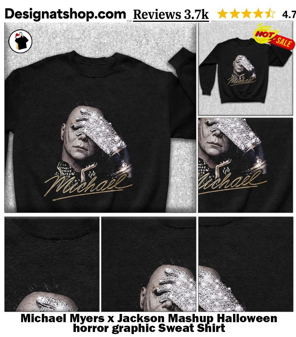 Michael Myers x Jackson Mashup Halloween horror graphic shirt
