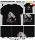 Michael Myers x Jackson Mashup Halloween horror graphic shirt