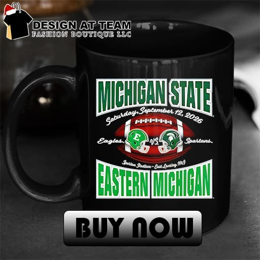 Michigan State Eastern Michigan September 12 2026 shirt