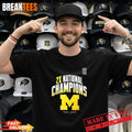 Michigan Wolverines 2026 Two-Time NCAA Men’s Basketball National Champions Shirt