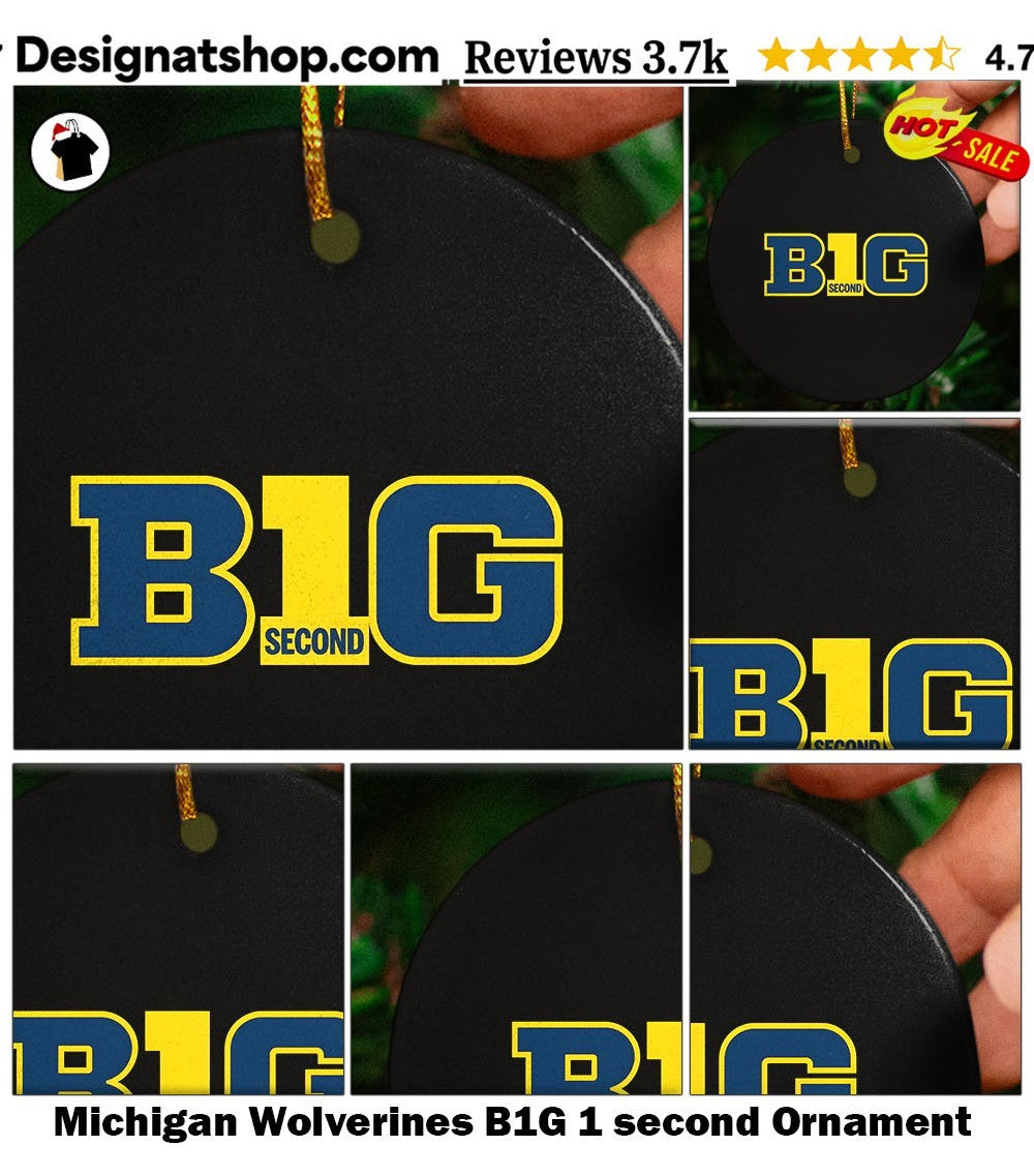 Michigan Wolverines B1G 1 second shirt