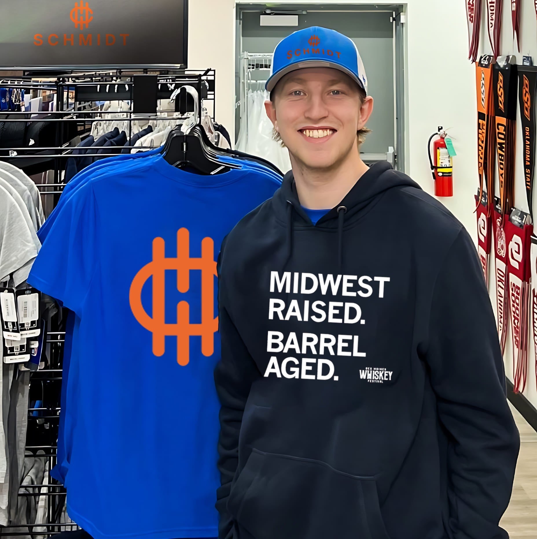 Midwest Raised Barrel Aged Des Moines Whiskey Festival shirt