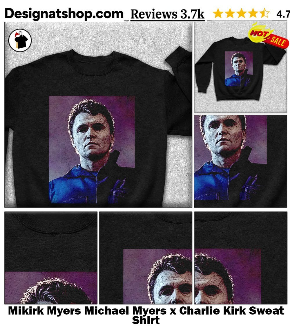 Mikirk Myers Michael Myers x Charlie Kirk shirt